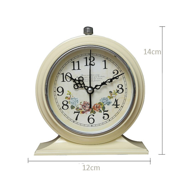 Klassisk analog bordsklocka med Eiffeltorn