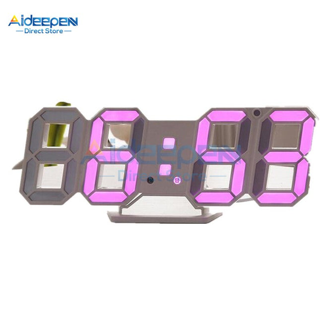 Stor 3D LED digital bordsklocka