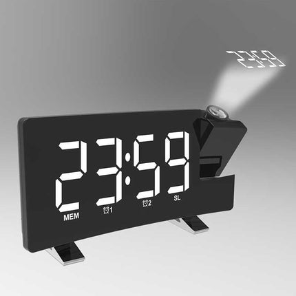 Digital LED bordsklocka med projektor