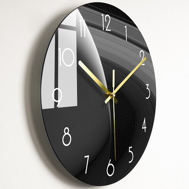 Konstnärlig Skandinavisk Väggklocka med Spegel