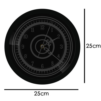 Snygg lysande väggklocka för sovrummet