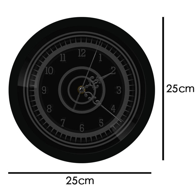 Snygg lysande väggklocka för sovrummet