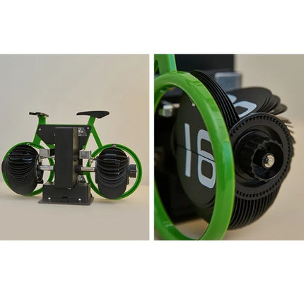 Retro flip-klocka designad som cykel