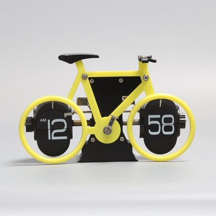 Retro flip-klocka designad som cykel