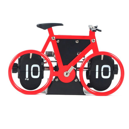 Retro flip-klocka designad som cykel