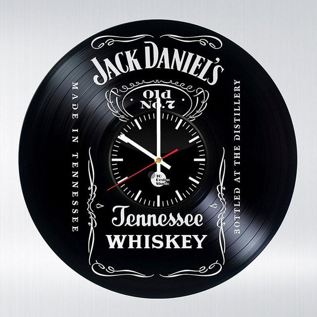Jack Daniel’s väggklocka av vinyl