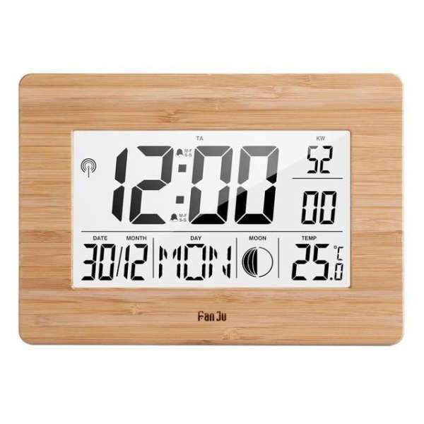 Digital kalenderklocka med stor display