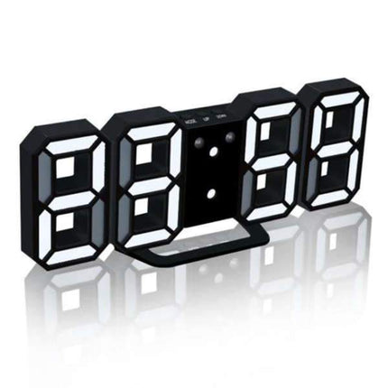 Stor digital 3D LED väggklocka