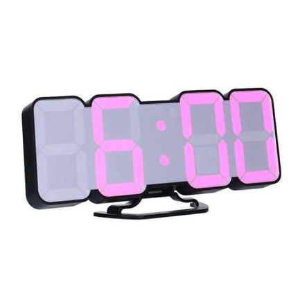 Digital LED väggklocka med fjärrkontroll