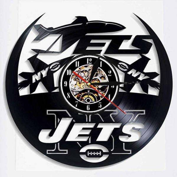 Väggklocka med New York Jets