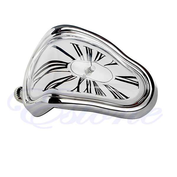 Surrealistisk smältande klocka i Dali-stil