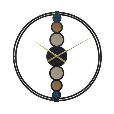 Abstrakt Väggklocka i Metall Design