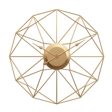 Minimalistisk Väggklocka i Trådmetall Design