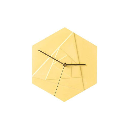 Geometrisk 3D Väggklocka Hexagonal Design