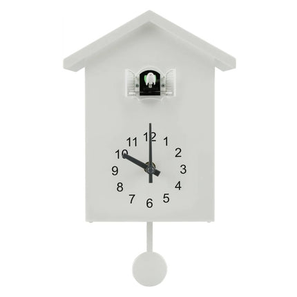 Modernt vitt gökur för väggen