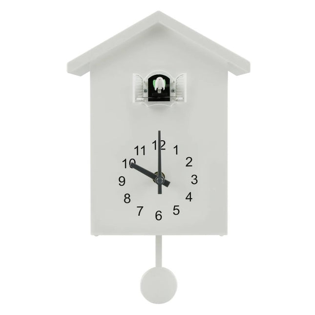 Modernt vitt gökur för väggen