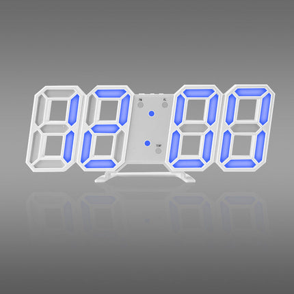 Modern 3D LED digital väggklocka