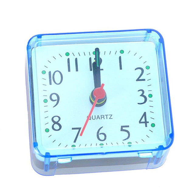 Kompakt transparent analog väckarklocka